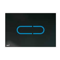 Przycisk spłukujący bezdotykowy czarny Alcaplast Night Light 1