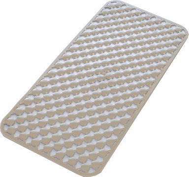 Przejdź do produktu GEO dywanik antypoślizgowy do kabiny prysznicowej 36x71cm, kauczuk, beżowy
