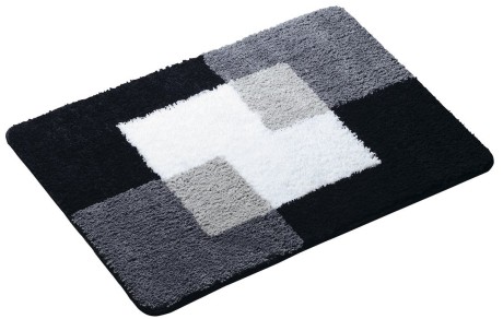 Przejdź do produktu COINS dywanik łazienkowy 60x90cm z antypoślizgiem, polyester, szary