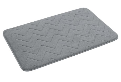 Przejdź do produktu MOUSSE dywanik łazienkowy, 50x80cm, 100% polyester, antypoślizgowa, szary