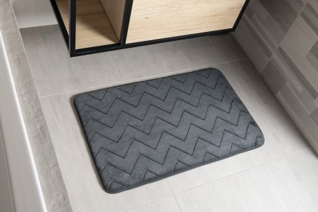 Przejdź do produktu MOUSSE dywanik łazienkowy, 50x80cm, 100% polyester, antypoślizgowa, antracyt