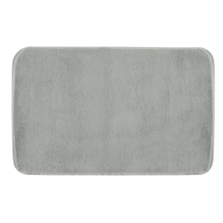 Przejdź do produktu FUZZY dywanik łazienkowy, 50x80cm, 100% polyester, antypoślizgowa, szary