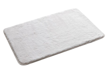 Przejdź do produktu FUZZY dywanik łazienkowy, 50x80cm, 100% polyester, antypoślizgowa, biały