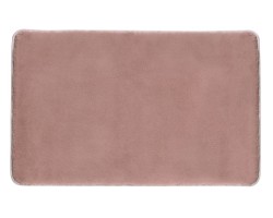 FUZZY dywanik łazienkowy, 50x80cm, 100% polyester, antypoślizgowa, różowy