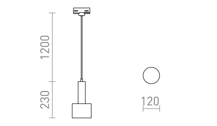 RENDL GIULIA 12 do 3-faz. szyny czarna/złoto-brązowa mosiądz 230V LED E27 11W