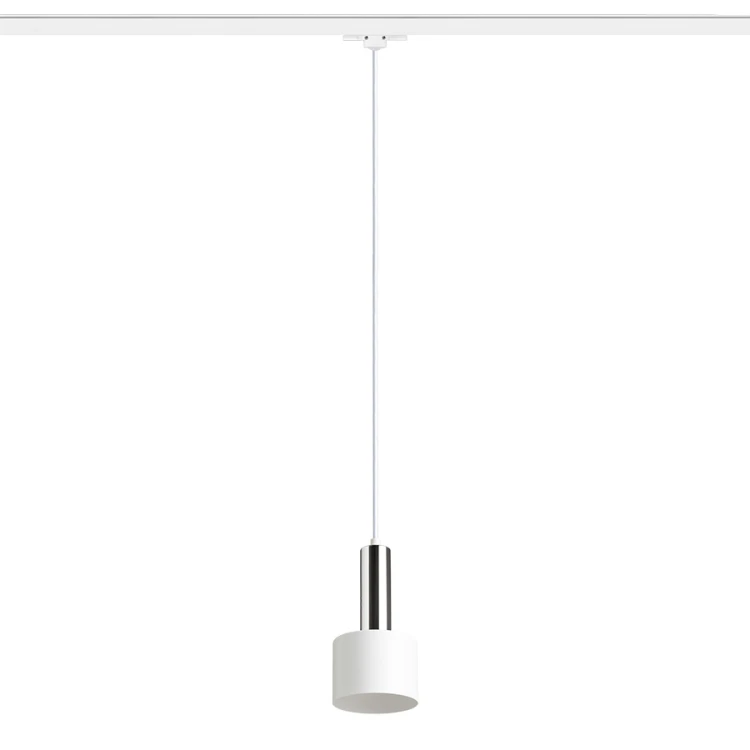 RENDL GIULIA 12 do 3-faz. szyny biała chrom 230V LED E27 11W