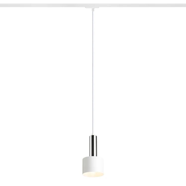 RENDL GIULIA 12 do 1-faz. szyny biała chrom 230V LED E27 11W