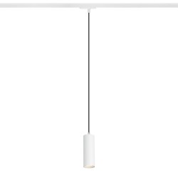 RENDL MAVRO do 1-faz. szyny wisząca biała 230V LED 12W 38° 3000K