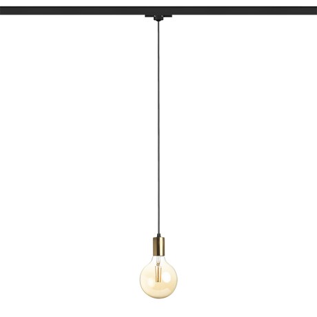 Przejdź do produktu RENDL ARAQ do 3-faz. szyny wisząca mosiądz szczotkowana/czarna 230V LED E27 15W