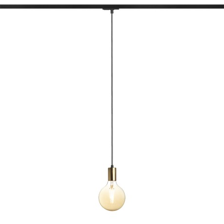 Przejdź do produktu RENDL ARAQ do 1-faz. szyny wisząca mosiądz szczotkowana/czarna 230V LED E27 15W