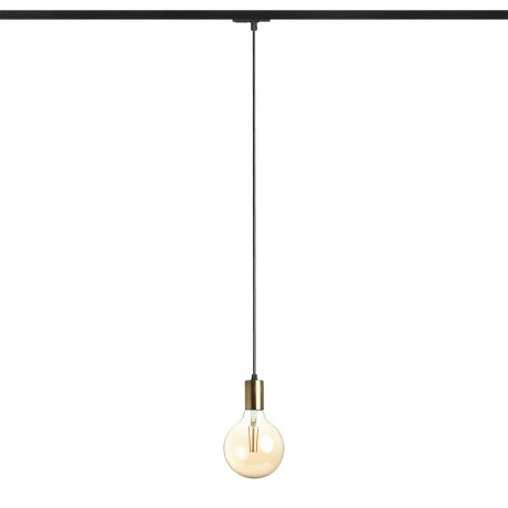 Przejdź do produktu RENDL ARAQ do 1-faz. szyny wisząca mosiądz szczotkowana/czarna 230V LED E27 15W
