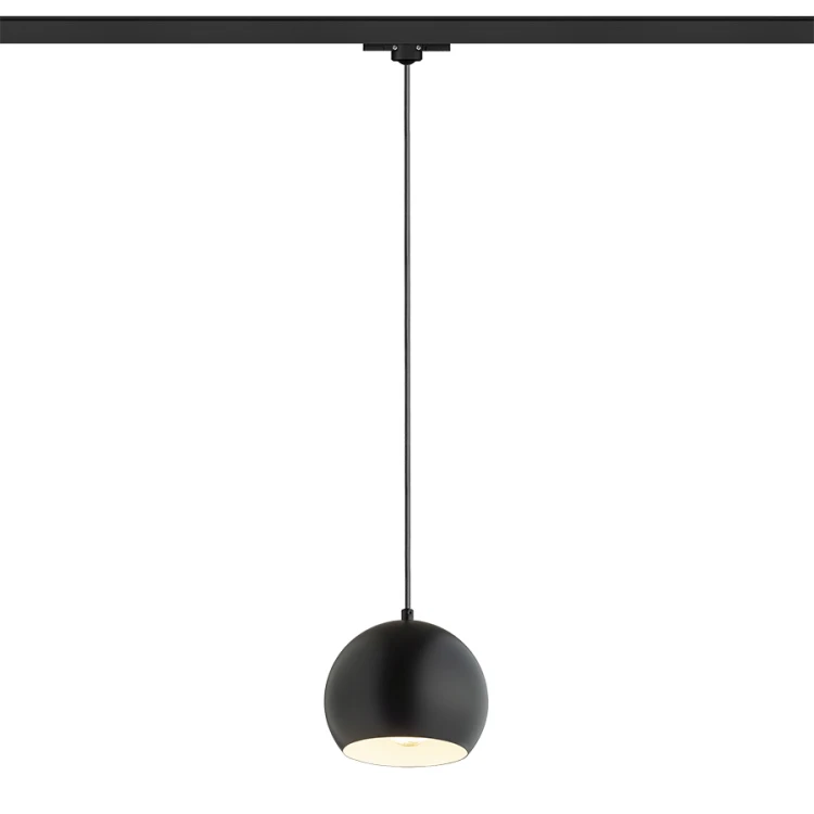 RENDL AGNETA do 3-faz. szyny wisząca czarna 230V LED E27 11W