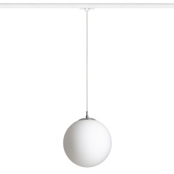 RENDL LUNA 30 do 3-faz. szyny szkło opalowe/chrom 230V LED E27 15W
