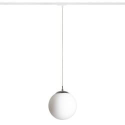 RENDL LUNA 25 do 1-faz. szyny szkło opalowe/chrom 230V LED E27 15W