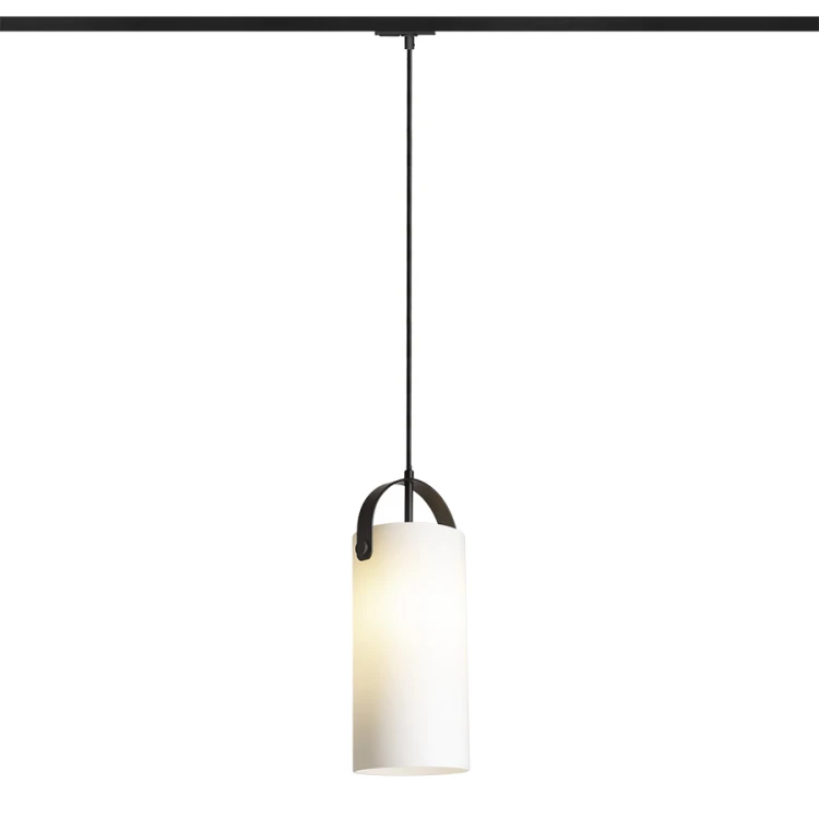 RENDL JULIETTA 31 do 1-faz. szyny szkło opalowe/czarna 230V LED E27 15W