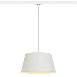 RENDL BUCKY 40 do 3-faz. szyny biała/szara metal 230V LED E27 15W