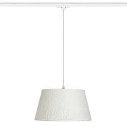RENDL BUCKY 40 do 3-faz. szyny biała/szara metal 230V LED E27 15W