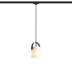 RENDL JULIETTA 16 do 3-faz. szyny szkło opalowe/czarna 230V LED E27 15W