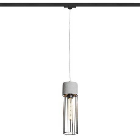 Przejdź do produktu RENDL BURTON do 3-faz. szyny beton/czarna 230V LED E27 11W
