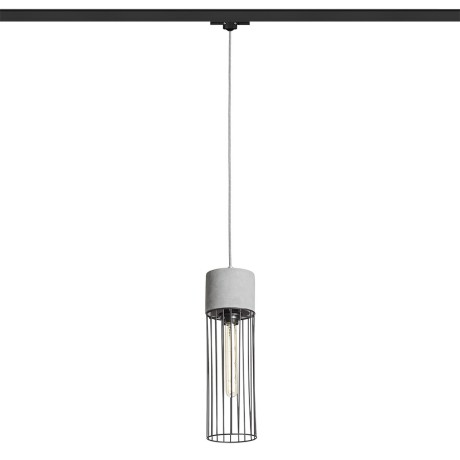 Przejdź do produktu RENDL BURTON do 3-faz. szyny beton/czarna 230V LED E27 11W