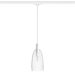 RENDL BELLINI do 3-faz. szyny biała szkło przezroczyste 230V LED E14 15W
