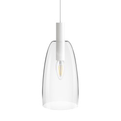 RENDL BELLINI do 3-faz. szyny biała szkło przezroczyste 230V LED E14 15W