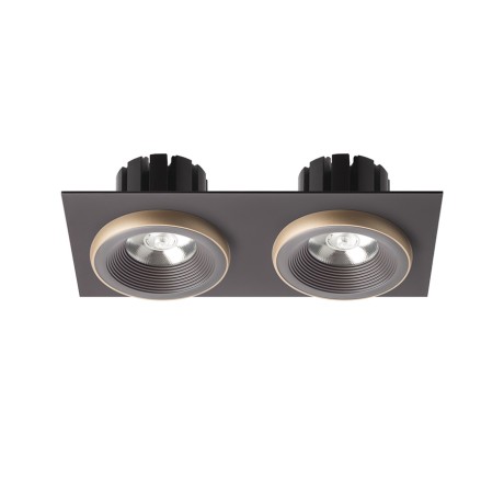 Przejdź do produktu RENDL SHARM SQ II wpuszczana brązowa/perłowo-złota 230V LED 2x10W 24° 3000K