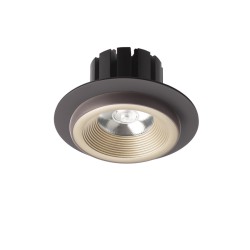 RENDL SHARM R I wpuszczana perłowo-złota/brązowa 230V LED 10W 24° 3000K