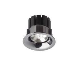 RENDL SHARM BASE wpuszczana czarny chrom 230V LED 10W 24° 3000K