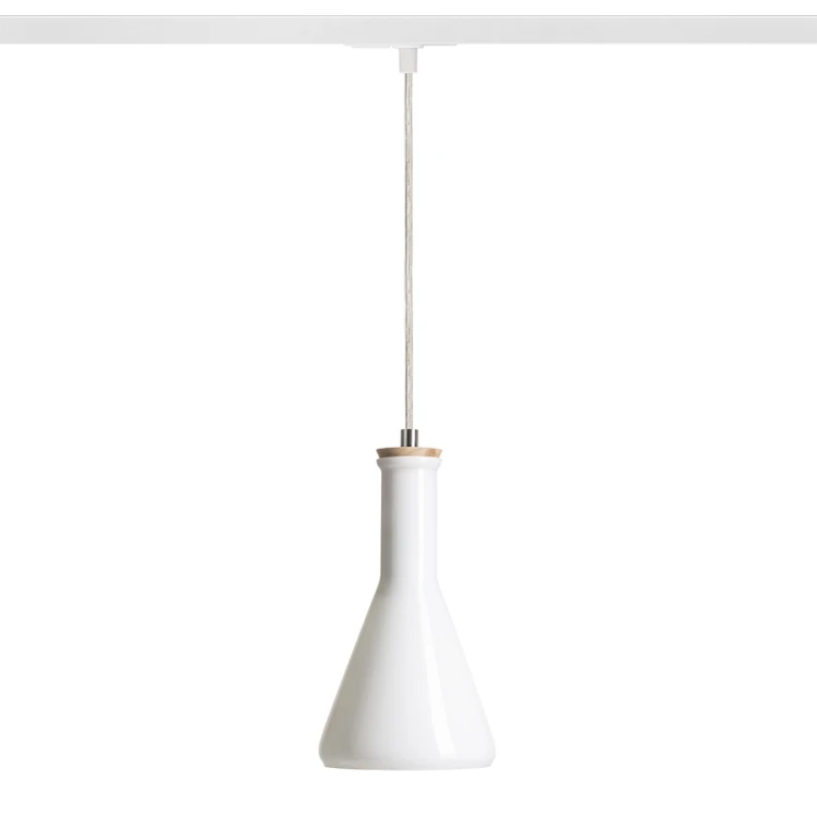 RENDL PULIRE CON do szyny 1-faz szkło opalowe/drewno 230V LED E14 6W