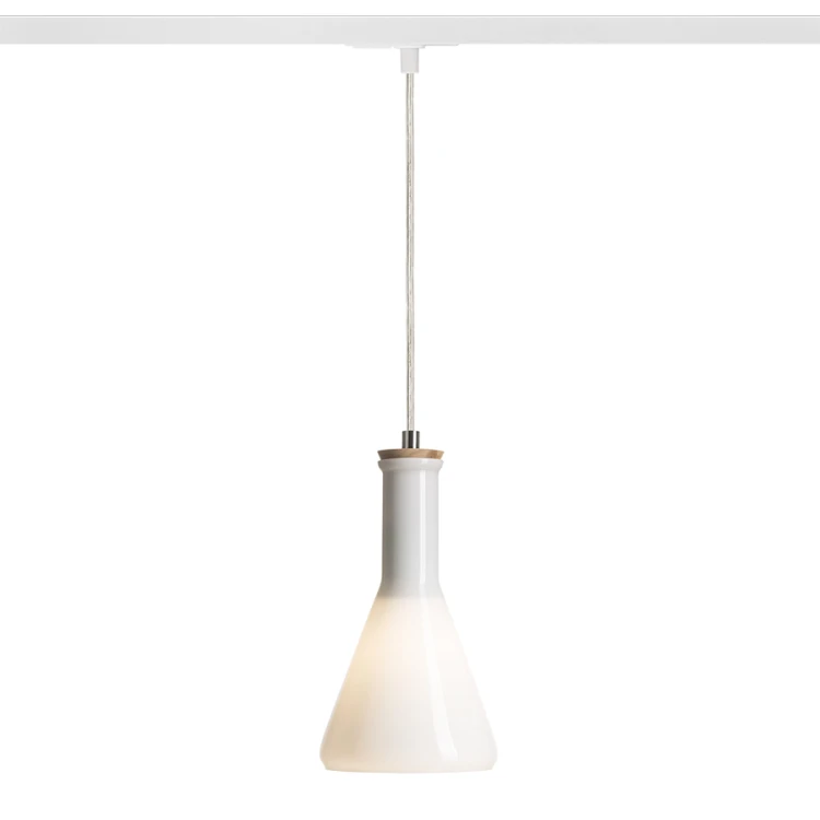 RENDL PULIRE CON do szyny 1-faz szkło opalowe/drewno 230V LED E14 6W