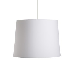 RENDL ASPRO 40/30 abażur Polycotton biała/białe PCV max. 23W