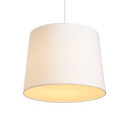 RENDL ASPRO 40/30 abażur Polycotton biała/białe PCV max. 23W