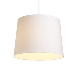 RENDL ASPRO 40/30 abażur Polycotton biała/białe PCV max. 23W