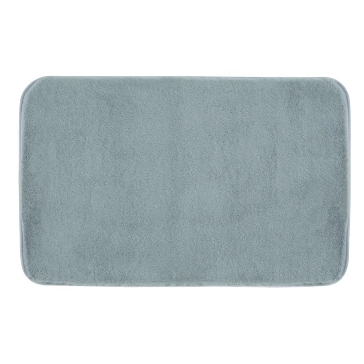 FUZZY dywanik łazienkowy, 50x80cm, 100% polyester, antypoślizgowy, azzuro