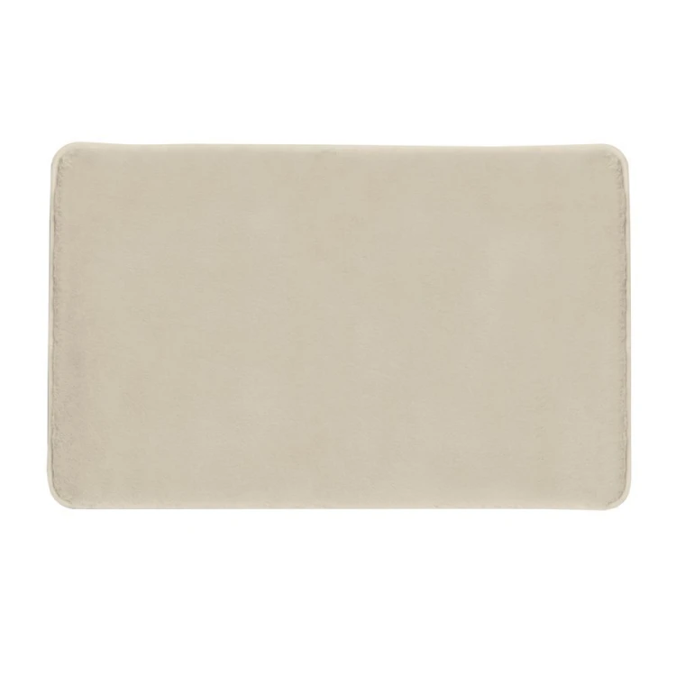 FUZZY dywanik łazienkowy, 50x80cm, 100% polyester, antypoślizgowy, tortora