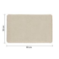 FUZZY dywanik łazienkowy, 50x80cm, 100% polyester, antypoślizgowy, tortora