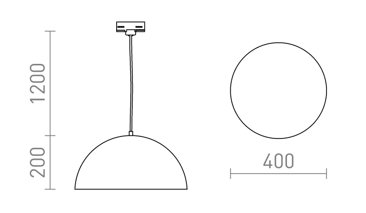 RENDL GLADYS 40 do 3-faz. szyny czarna/biała 230V LED E27 15W