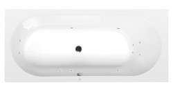 ASTRA B wanna z hydromasażem, 165x75x48cm, Active Hydro, chrom