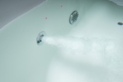 ASTRA B wanna z hydromasażem, 165x75x48cm, Attraction Hydro, chrom