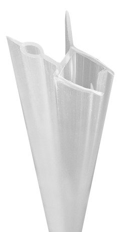 Przejdź do produktu ZOOM dolna uszczelka akrylowa na drzwi prysznicowe  (d-609) ZL2615, ZL2616, 1szt.