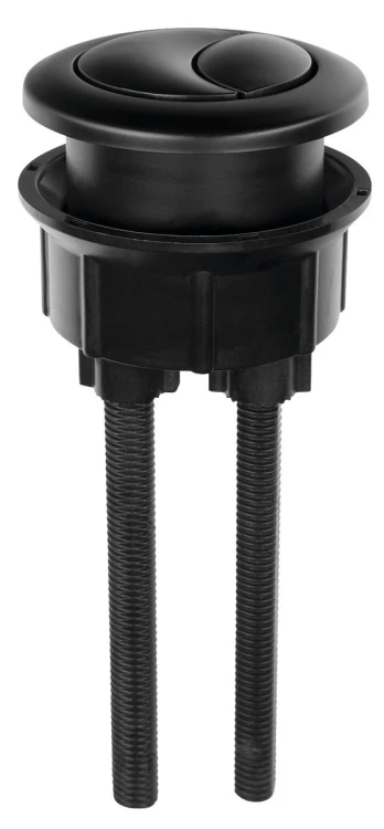 Przycisk DUAL 49mm, czarny mat
