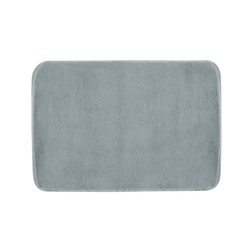 FUZZY dywanik łazienkowy, 60x100cm, 100% polyester, antypoślizgowa, szary