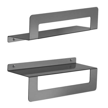Przejdź do produktu CLEO półka zuchwytem na ręczniki 300mm, gun metal