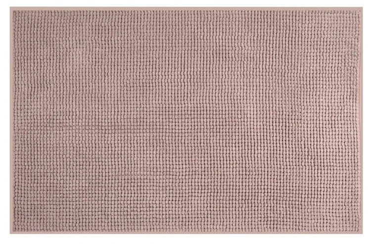 CHENILL dywanik łazienkowy 50x80cm, 100% polyester, beżowy