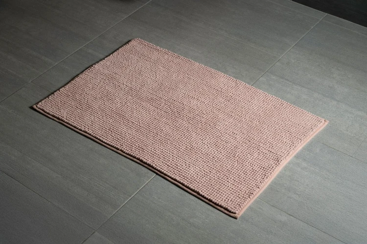 CHENILL dywanik łazienkowy 50x80cm, 100% polyester, beżowy