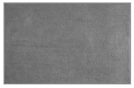 Przejdź do produktu CHENILL dywanik łazienkowy 50x80cm, 100% polyester, szary