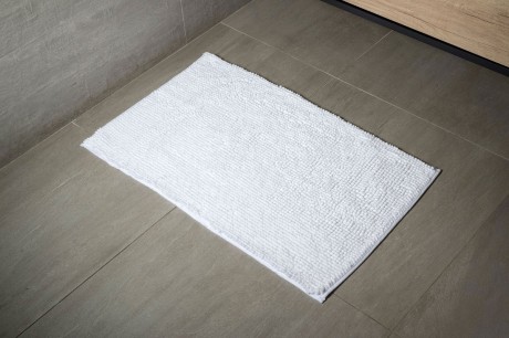 Przejdź do produktu CHENILL dywanik łazienkowy 50x80cm, 100% polyester, biały