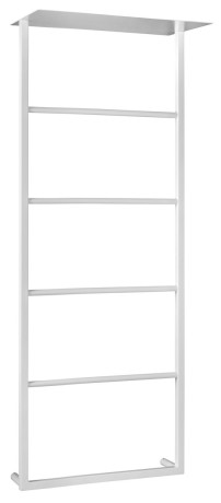 Przejdź do produktu SKA ścienny wieszak na ręczniki z półką 454x1184x252mm, biały mat