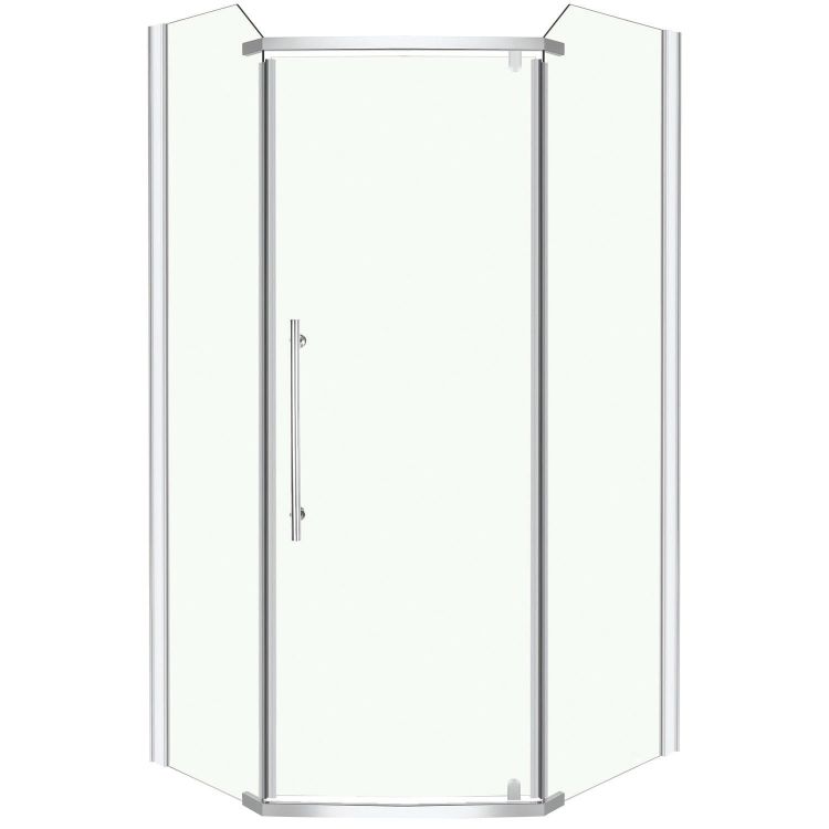 Kabina natryskowa narożna 100x80x203 cm Kerra Glasgow 100 z brodzikiem